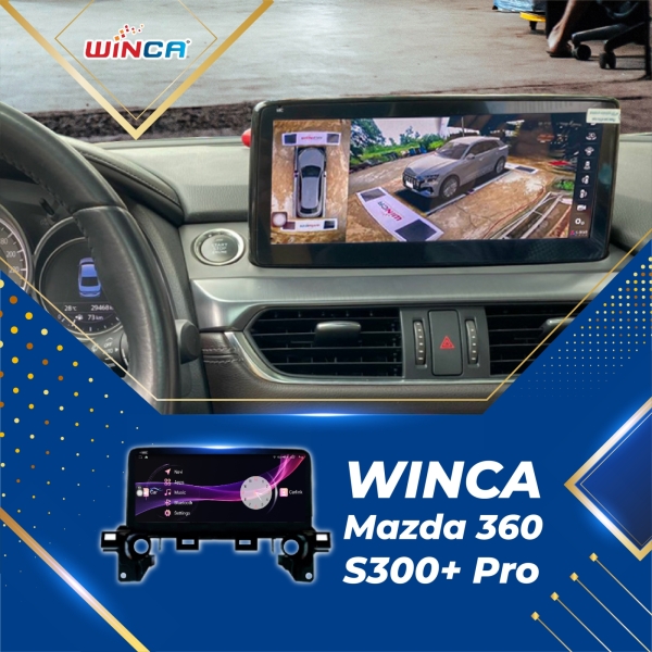 Màn hình Android liền Camera 360 Winca Mazda S300+ Pro