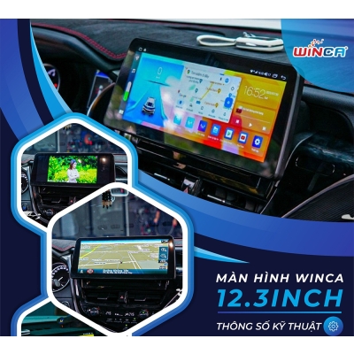Màn hình Android 12.3 inch dùng chung cho nhiều dòng xe